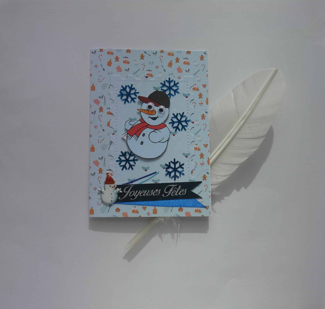 Un adorable bonhomme de neige