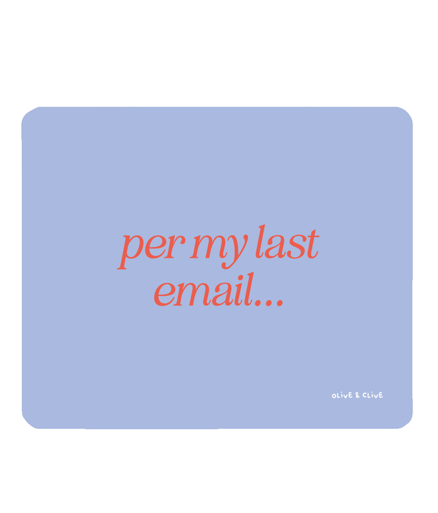 Per Email - Mousemat