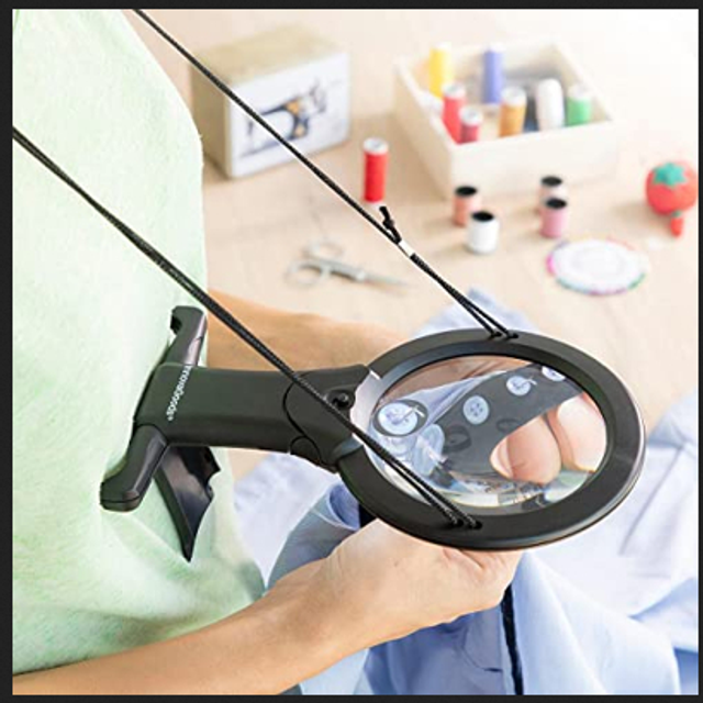 Huismerk: Handvrije loep