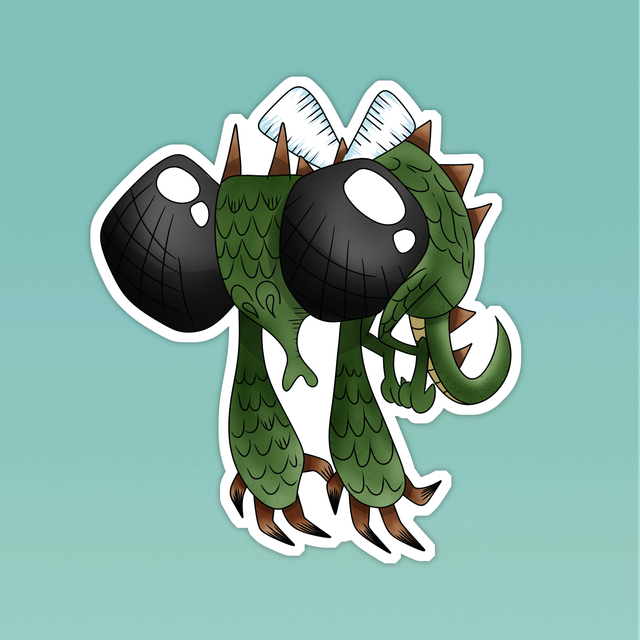 Don't Starve Dragonfly Sticker