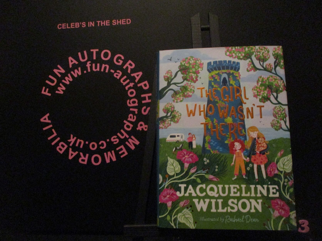 Jacqueline Wilson 'The Girl Who Wasn't There' Authentic Autographed Hardback Book (3)