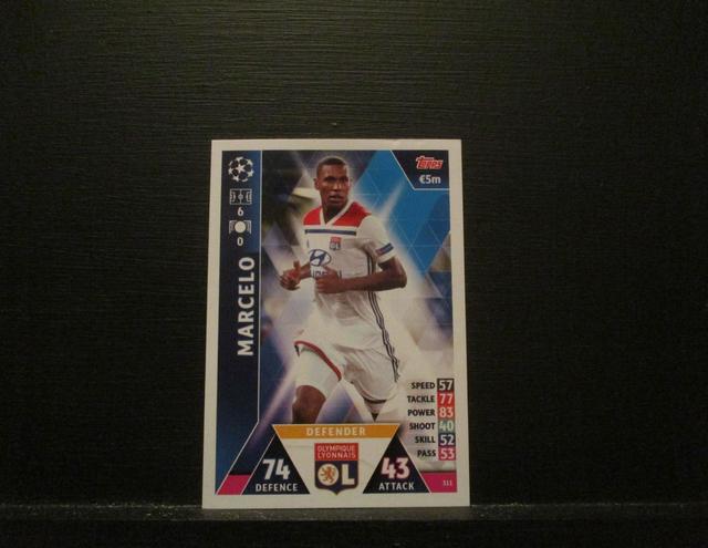 MARCELO - UEFA Champions League Match Attax 2018/19 Original Trading Card #311