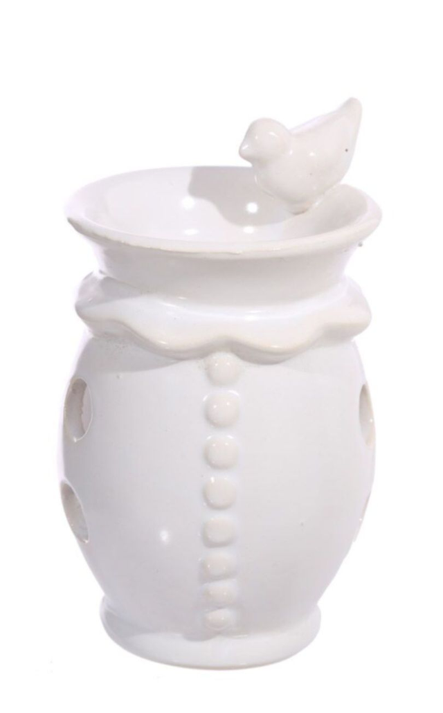 DIFFUSEUR DE PARFUM " OISEAU COULEUR BLANCHE "