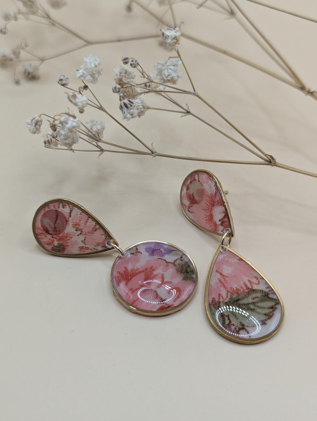 Boucles d'oreilles fleuries 