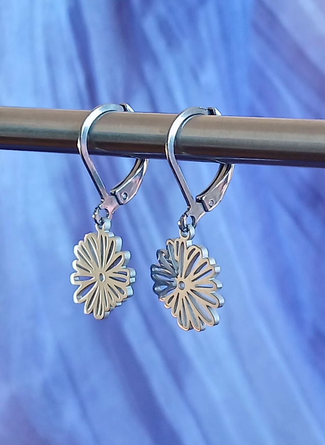 Boucles d'oreilles Paquerettes