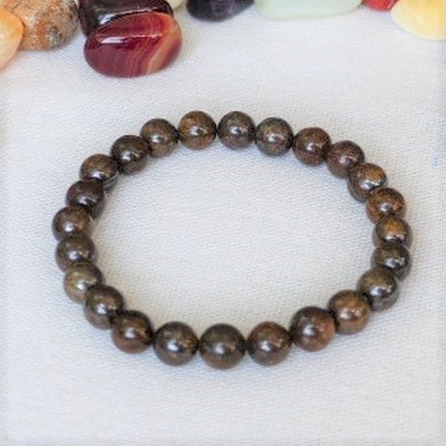 Bracelet Bronzite 8 mm