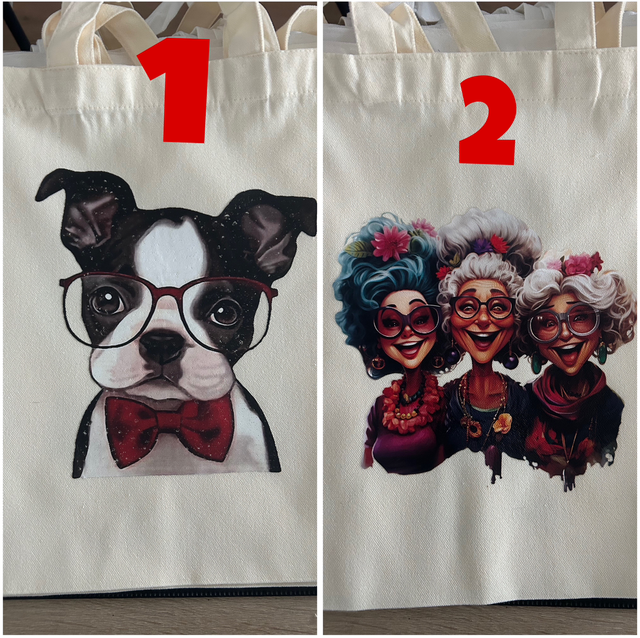 Tote Bag avec Patch de transfert 