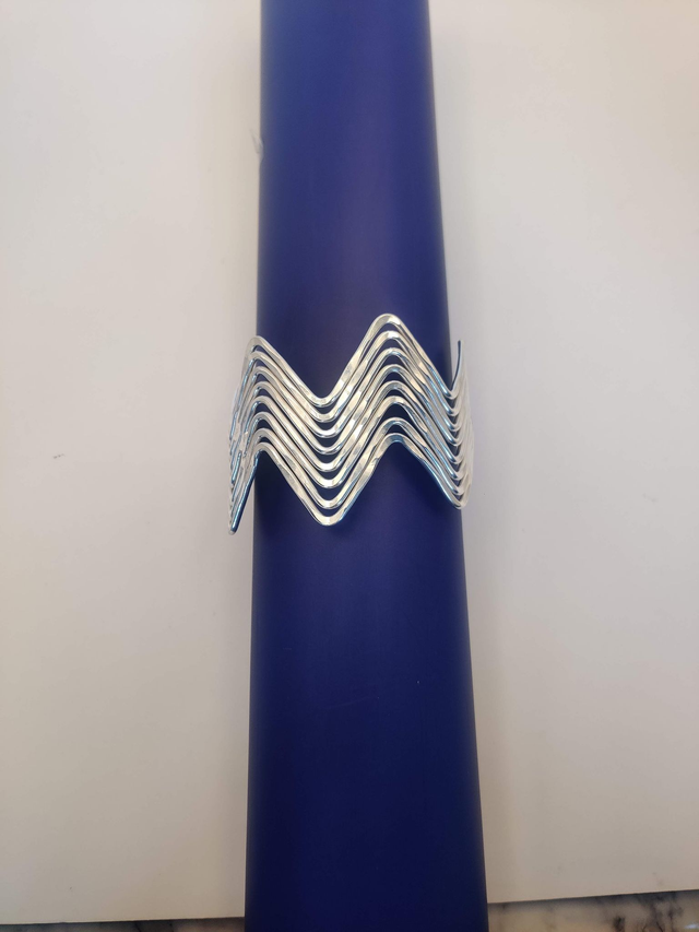 Statement Jewellery/Bracelet- Wide Cuff Silver Polished Bracelet Adjustable