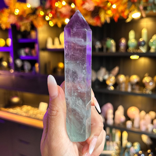 Rainbow Fluorite Tower R58Q3E