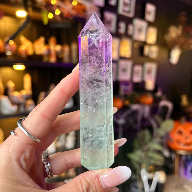 Rainbow Fluorite Tower (1) R58Q2A