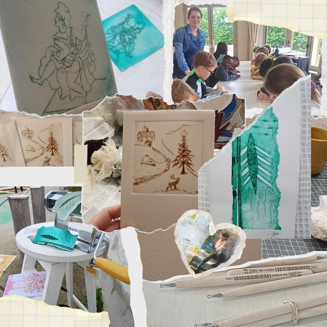 Atelier TRIMESTRE Adultes/Ados GRAVURE ESTAMPES