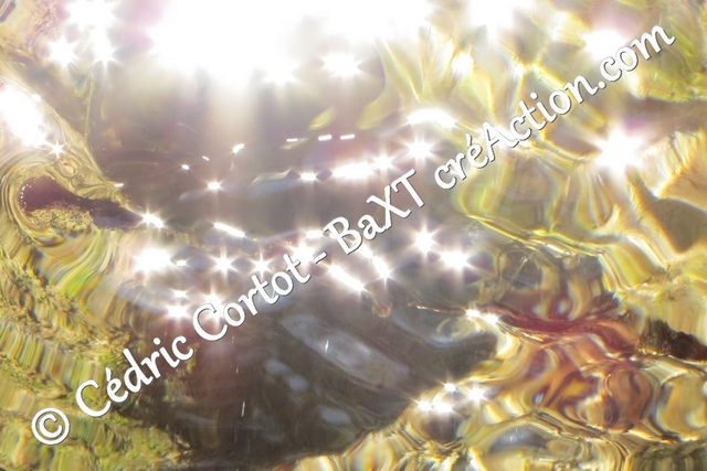 Impression sur alu dibond - Reflets et cours d'Eau (ref 5995)