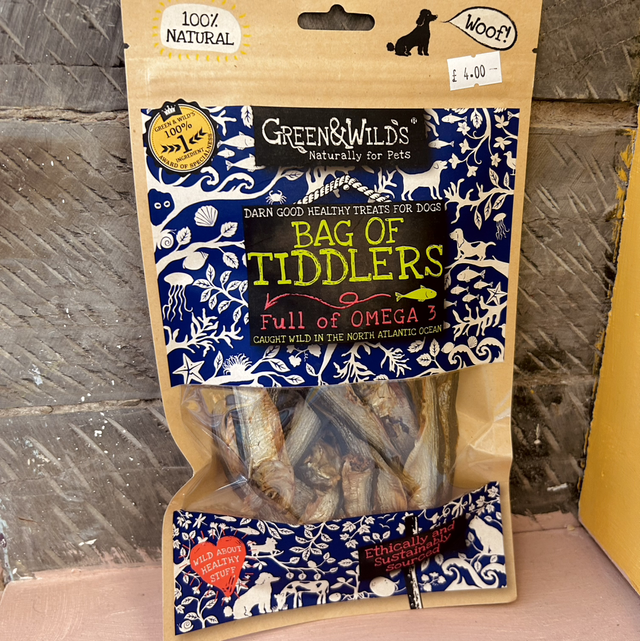 Green &amp; Wild&#039;s Bag of Tiddlers (Dogs) 75g