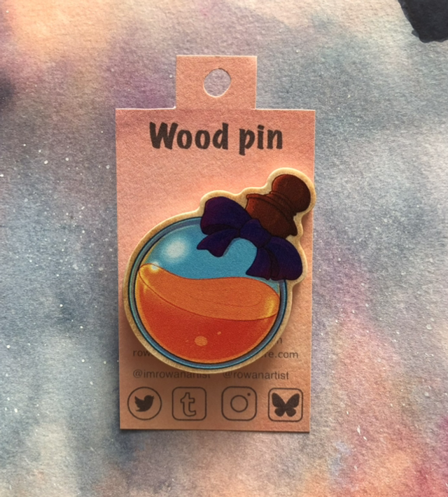 Hades - Nectar Wood Pin-W8
