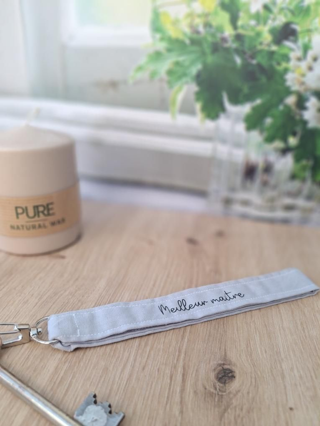 Porte-clés - Meilleur maître, gris