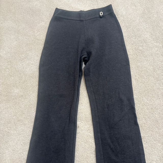 Girls stretch bootleg Grey Trousers