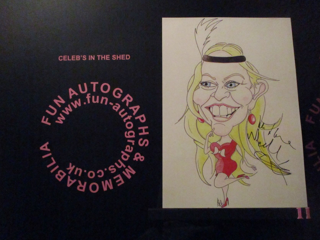 Nicole Faraday Limited Edition A4 Authentic Autographed Caricature (11)