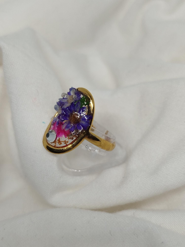 Bague Oriane coloris violet