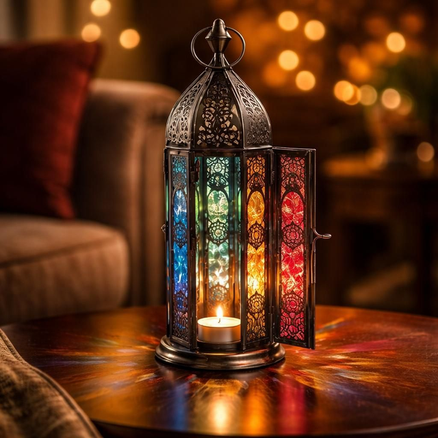 Éclairage d'ambiance oriental 7 chakras