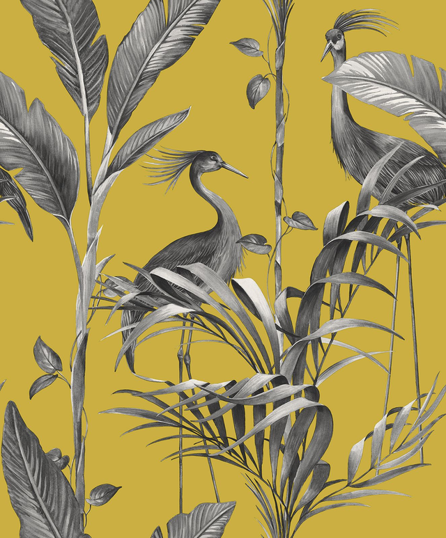 Azzurra Leaf Yellow - Belgravia - 9508