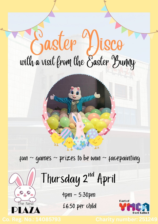 Easter Disco - Thursday 2nd April - 4pm - 5:30pm 