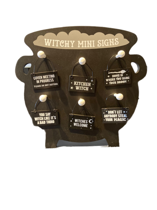Witchy Mini Signs 