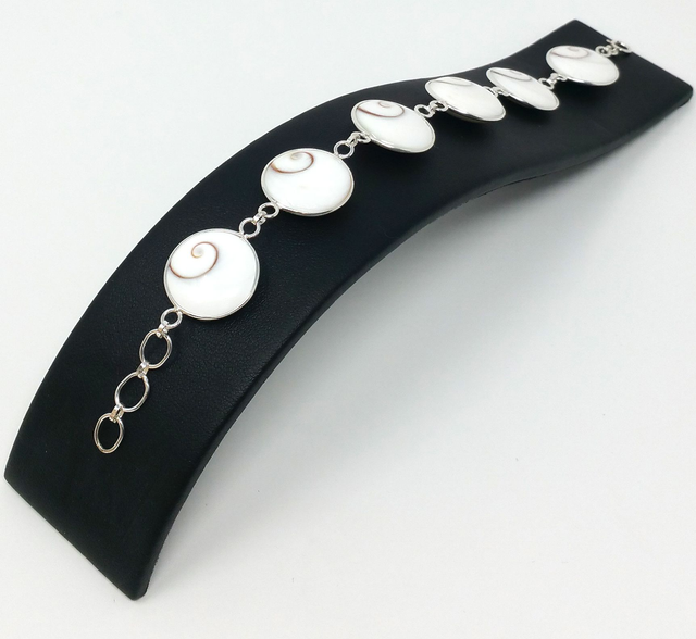 BRACELET FEMME 6 CABOCHONS OEIL DE STE LUCIE  OSLBRS014