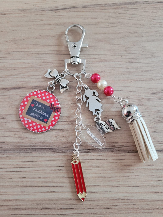 Bijou de sac Pour ma Maîtresse préférée - modèle pour maternelle ou CP 