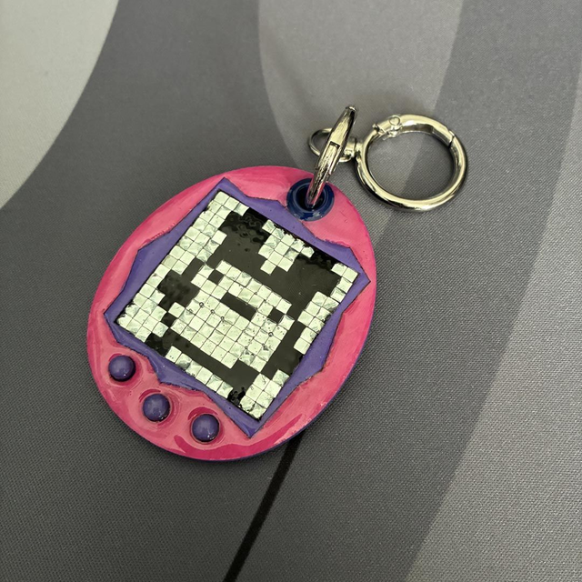 Tamagotchi přívěsek - Mimitchi Pink/Purple