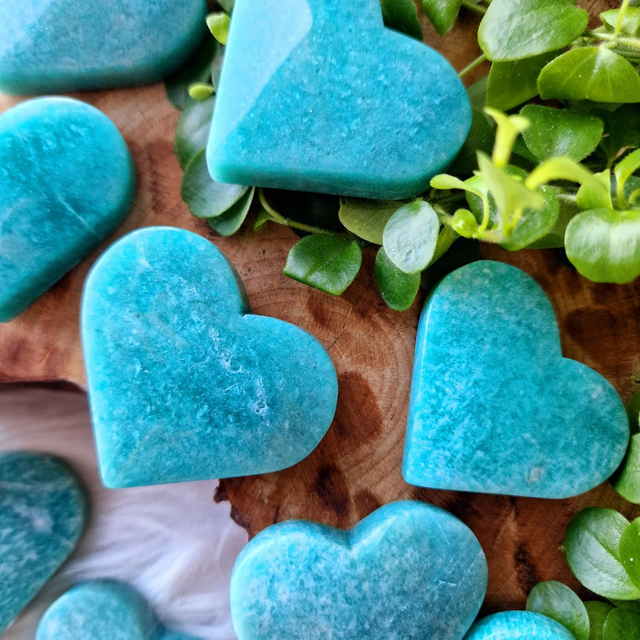 Amazonite Heart