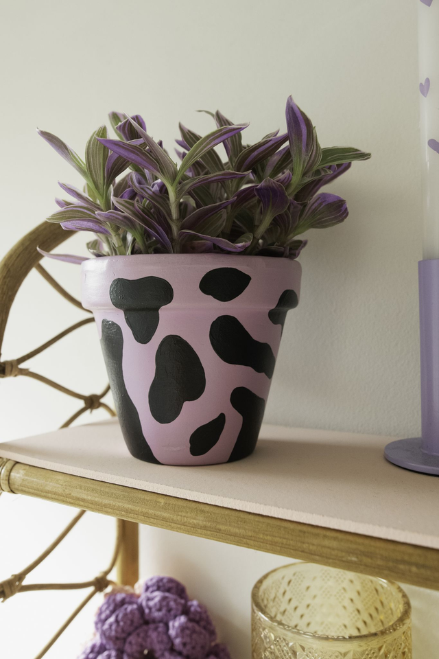 Bubblecow 🐄 Pot peint à la main