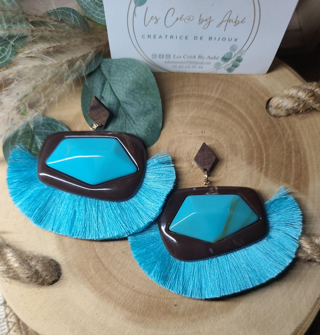 BO BIG BOHEME RESINE TURQUOISE 0000502