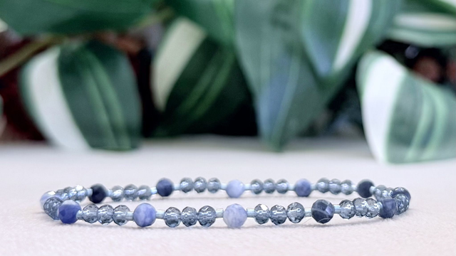 Bracelet | Sodalite Bleue - Sobre 1