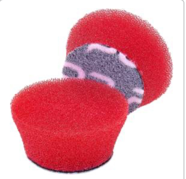 Pad Rood Excentrisch 45 x 20 mm, 2 stuks