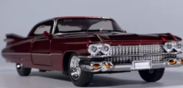 DieCast model metaal Cadillac Eldorado Biarritz 1:32 - Rood