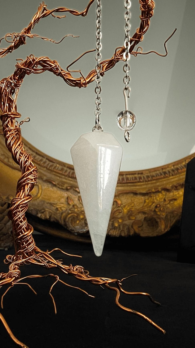Pendule cristal de roche