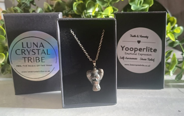 Yooperlite Angel Necklace