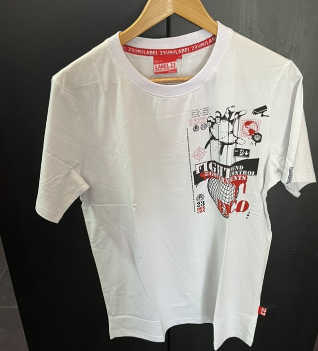 Label 23 Shirt Frauen Mind Control Government 