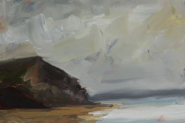 SS- Winter sky over Golden Cap