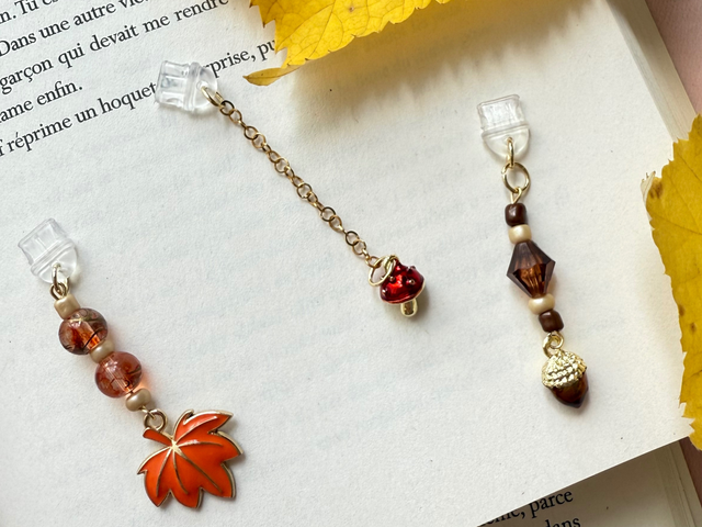 Bijoux de liseuse long - Automne