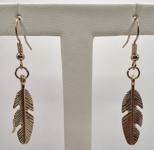 Feather Earrings.