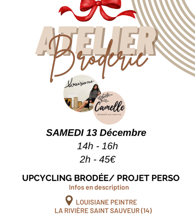 13.12.25 - Projets brodés - LOUISIANE (Honfleur)