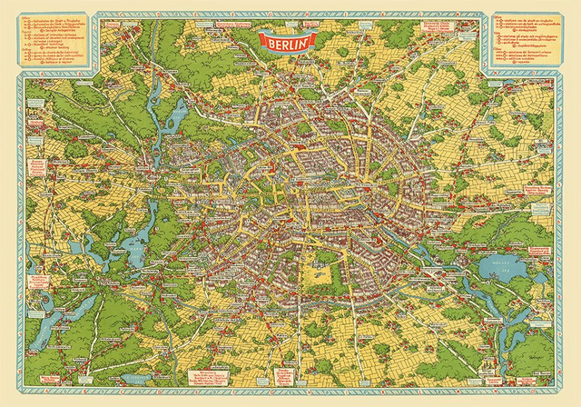 1931 Berlin Birds Eye View