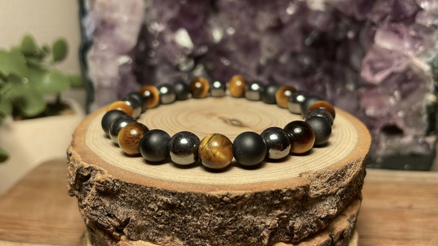 Bracelet TRIPLE PROTECTION 8mm HOMME