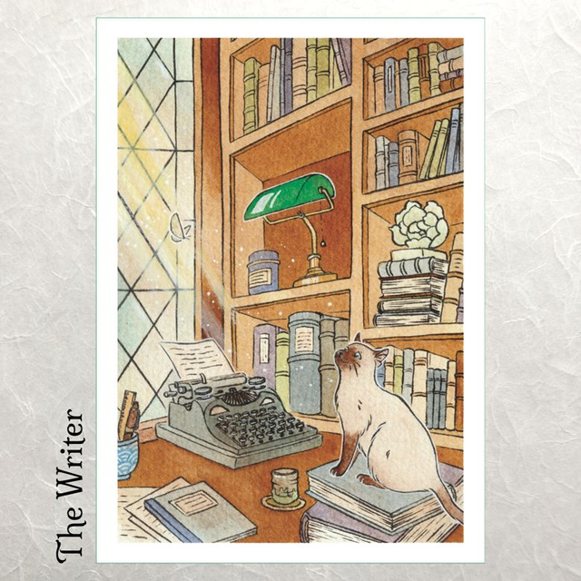 Cat Lovers Desks - The Writer