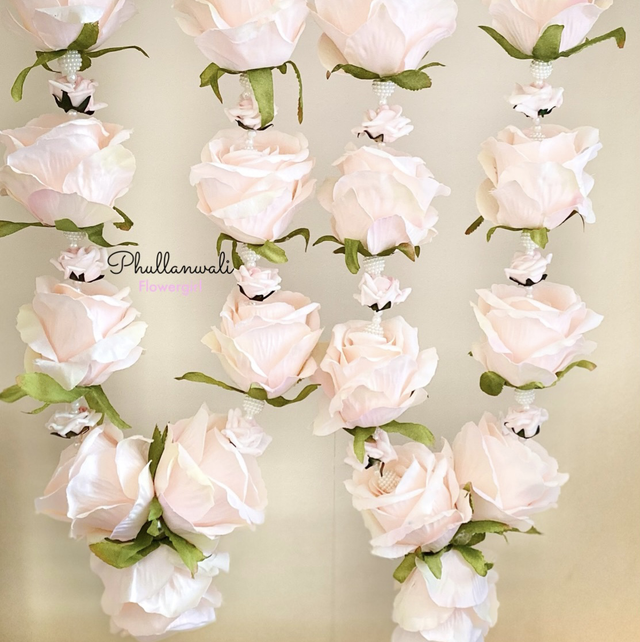 Bespoke Silk Flower Couple Garlands