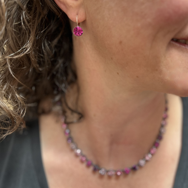 Ohrhänger ONE Fuchsia Pink