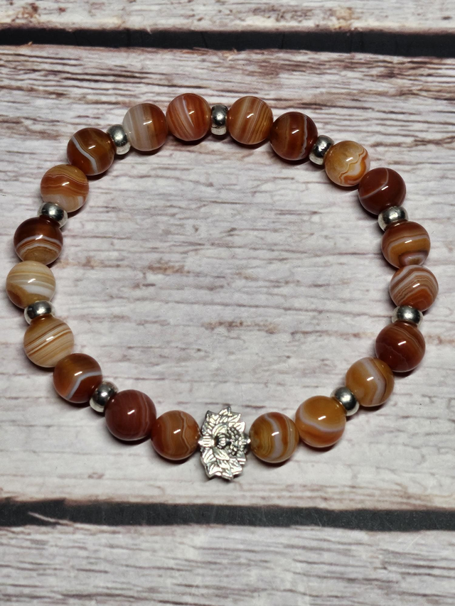 Bracelet Cornaline 8 mm – Élan &amp; Vitalité