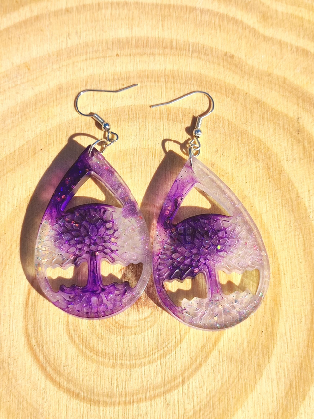 Boucles d&#039;oreilles - Arbre de vie