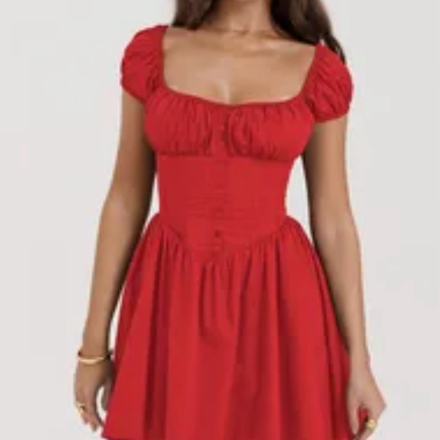 Robe Courte Rouge 